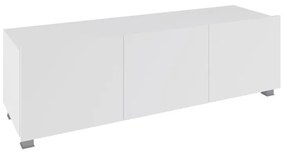 ТВ шкаф BRINICA 150, 150x37x43, бяло/бяло гланц