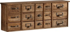 Висящ скрин от масивен бор в светло естествен цвят 67x25x14 cm Klas – Ellos Home