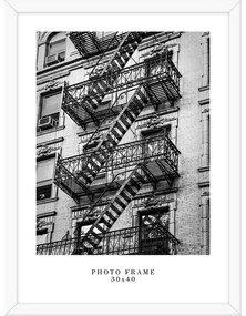 Бяла рамка за стена , 33 x 43 cm Floryda - Styler