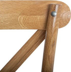 Трапезен стол atmosphera Isak, Дъб - Кафяв