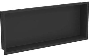 Mexen X-Wall-R вградена рафт с ръб 75 x 30 см, черен - 1970753010