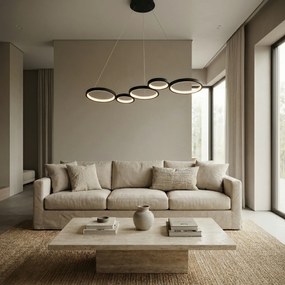 ВИСЯЩА ТАВАННА ЛАМПА APP1923-CP BLACK