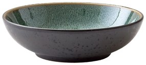 Зелена/черна глинена купичка 1 l Gastro Green/Black – Bitz