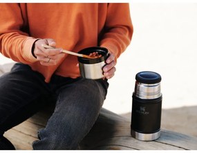 Черен термос за храна от неръждаема стомана 700 ml Legendary Classic Black – Stanley