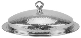 Horecano - Иноксово плато с капак овал с релеф 50x38.5cm-WICKED-(SG-82671(B)
