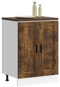 853922 vidaXL Кухненски шкаф Porto, опушен дъб, инженерно дърво