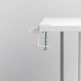 Регулируема стоманена кука в матово бял цвят Tower – YAMAZAKI