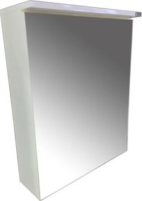 Шкаф Дентън 50 с LED вградено осветление, бял Т