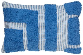 Декоративна възглавница atmosphera Poppy, 38x58 cm - Син