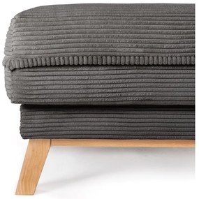 Сива табуретка от рипсено кадифе Tori – Bonami Selection
