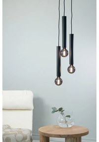 Черна висяща лампа с метален абажур 25x25 cm Sencillo - Markslöjd