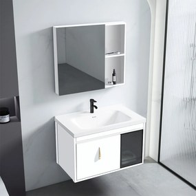 Комплект мебели за баня с мивка Paris 60cm White