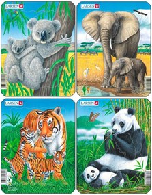 Larsen - Пъзел: Серия "Диви животни" – 9 части, малък