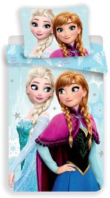 Единично детско памучно спално бельо 140x200 cm Frozen "Light blue" – Jerry Fabrics