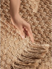 Двустранен/ръчно изработен ютен килим в естествен цвят 200x300 cm Fjord – Hanse Home