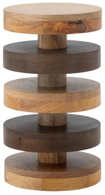 Кръгла странична масичка от масивно манго ø 25 cm Franka – Bloomingville