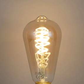 Комплект от 3 смарт E27 димируеми LED крушки ST64 4.9W 320 lm 2500K вкл. Zigbee Smart Hub