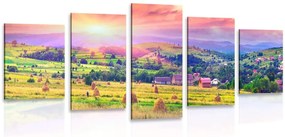 картини от 5 части – Купи сено в Карпатските планини
