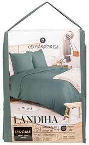 Спално бельо atmosphera Landiha, 240x220 cm, Памук перкал - Син