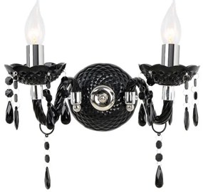 Аплик за стена Garbor 2-лампи-Black