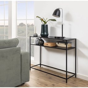 Черна конзолна маса 100x35 cm Newcastle - Actona