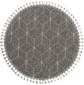 Килим Bukle 1408, цвят Сив, 100 cm см
