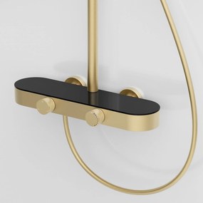 Комплект за душ Rea Creo Brush Gold