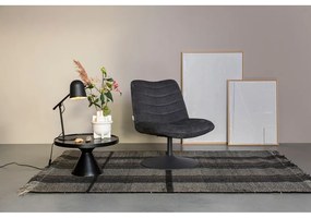 Тъмносиво кадифено кресло Bubba - Zuiver