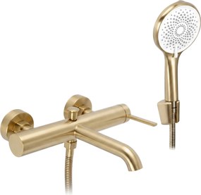 Смесител за вана Rea Rivo Brush Gold