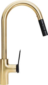 Смесител за кухня Rea SOUL Gold Black