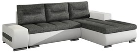 Ъглов разтегателен диван ATAVIA, 275x85x180, sawana 05/soft 17, десен ъгъл