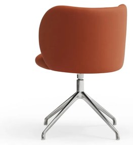 Оранжев тапициран трапезен стол Mogi – Teulat