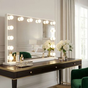 Огледало LED HOLLYWOOD White 80x60