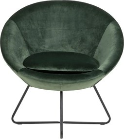 Фотьойл от зелено кадифе Center - Actona