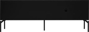 Черна маса за телевизор 160x60x42 cm Met – noo.ma