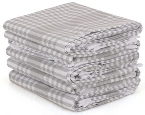 Комплект кърпи за миене (10 броя), цвят Сив и бял