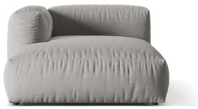 Светлосив модул за диван (ляв ъгъл) Martina – Micadoni Home