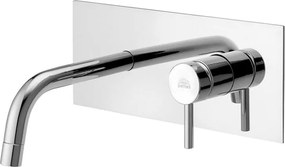 Paffoni - Вграден смесител за умивалник LIGHT, неръждаема стомана