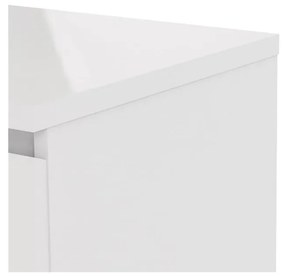 Бяло нощно шкафче Naia - Tvilum
