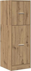 855204 vidaXL Шкаф органайзер, дъб артизан, 40x41x118 см, инженерно дърво