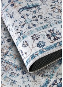 Светлосин килим 200x290 cm Saveh Cream Blue – Elle Decoration