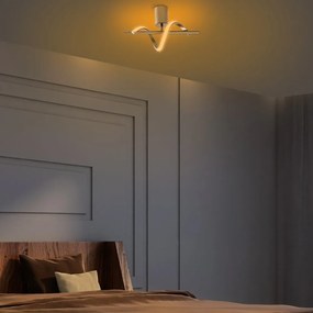 LED осветително тяло за таван златно ø 7 cm Likma – Opviq lights