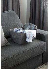 Сива кошница за съхранение Докосване, 26 x 19 cm - Bigso Box of Sweden