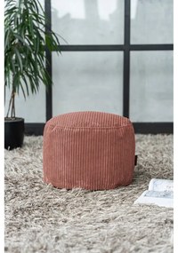 Тъмносив пуф от рипсено кадифе Mini – SLOWDOWN