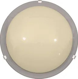 Плафониера РИНГ, ø250, екрю гланц, 1xE27