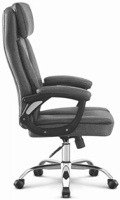 Ергономичен въртящ се офис стол HC-1023 Grey