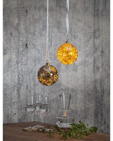 Тъмносива коледна светлинна украса ø 15 cm Glow – Star Trading