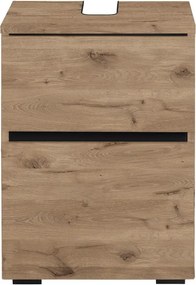 Шкаф за мивка от декор от дъб в естествен цвят 40x55 cm Wisla – Støraa