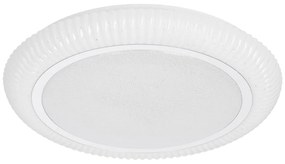 Бяло LED осветително тяло за таван 38x38 cm Gilly – Candellux Lighting