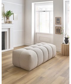 Бежова табуретка за крака Mont-Blanc - Bobochic Paris